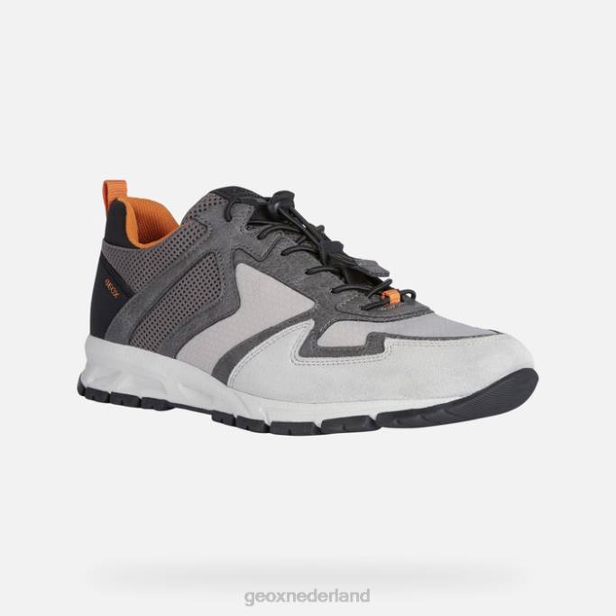 Geox delray man 282Z808 steen/grijs