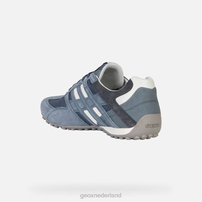 Geox slangenmens 282Z1747 spijkerbroek/wit