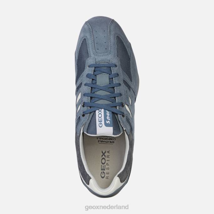 Geox slangenmens 282Z1747 spijkerbroek/wit