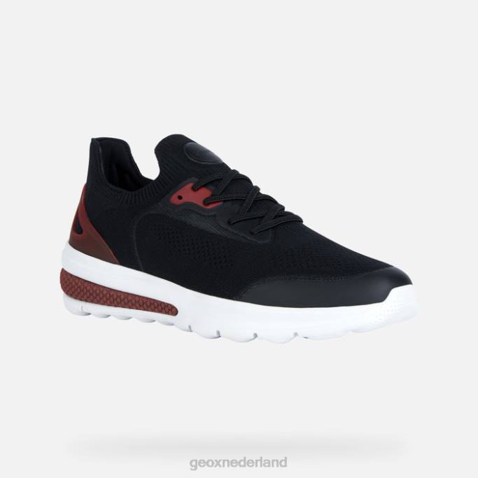 Geox spherica actieve man 282Z1772 zwart rood