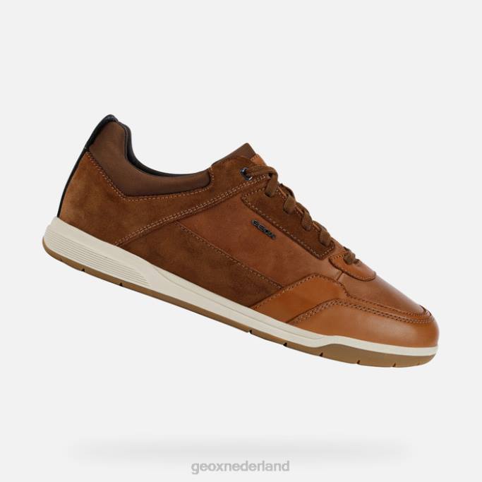 Geox spherica ec3 man 282Z934 cognac/lichtbruin