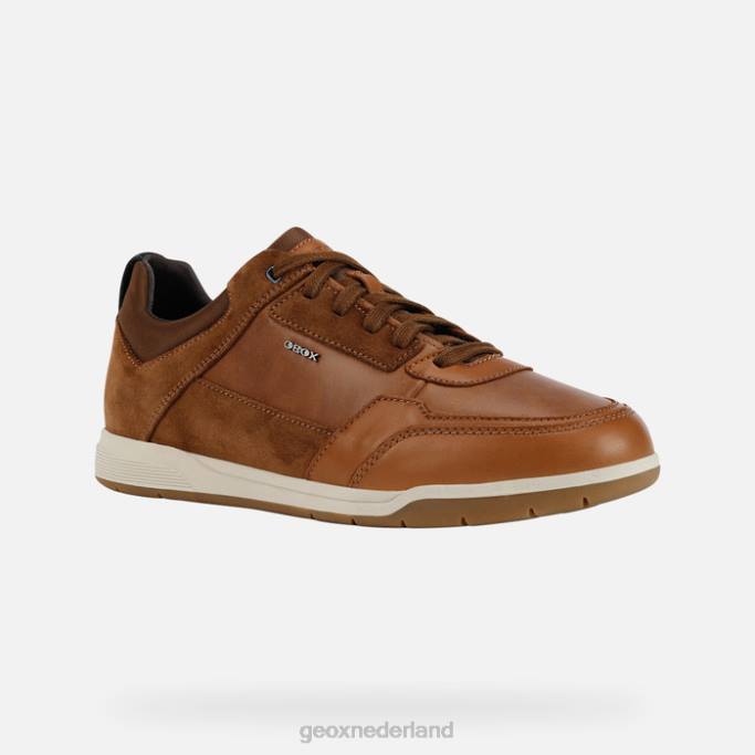 Geox spherica ec3 man 282Z934 cognac/lichtbruin