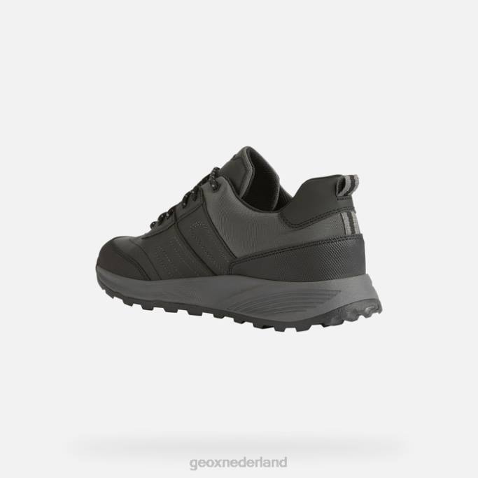 Geox terrestre abx man 282Z858 zwart/antraciet