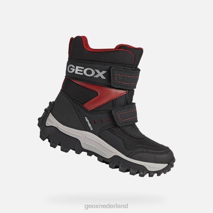 Geox Himalaya abx jongen 282Z1330 zwart rood