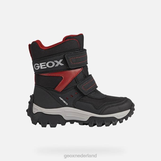 Geox Himalaya abx jongen 282Z1330 zwart rood