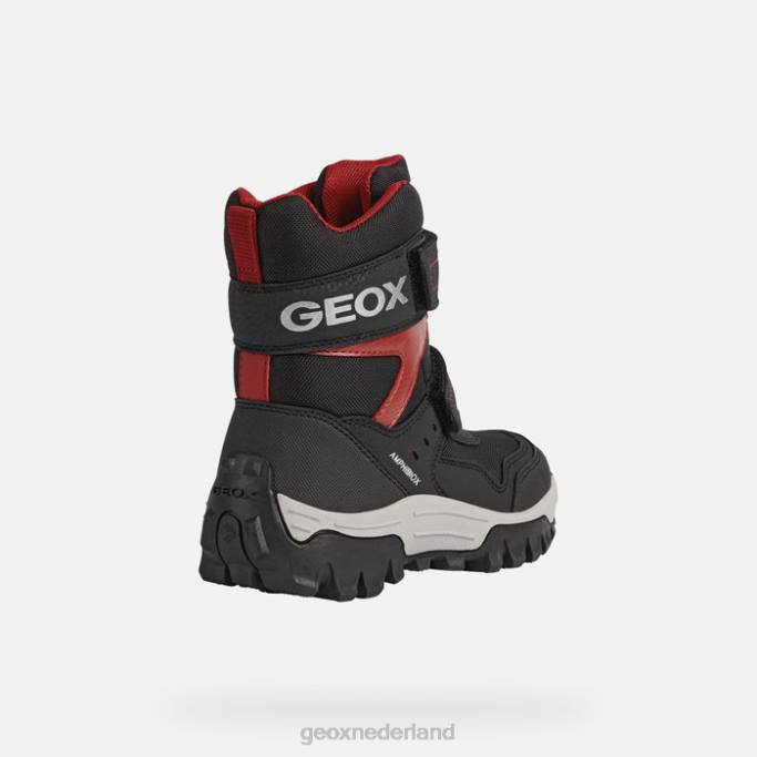 Geox Himalaya abx jongen 282Z1330 zwart rood