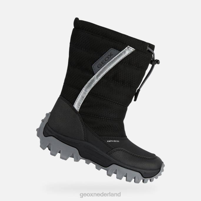 Geox Himalaya abx junior 282Z1160 zwart zilver