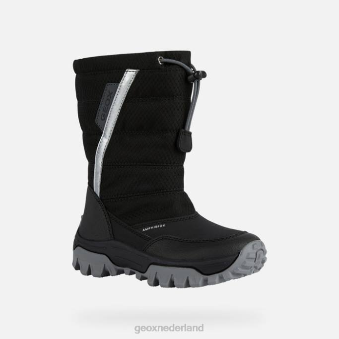 Geox Himalaya abx junior 282Z1160 zwart zilver