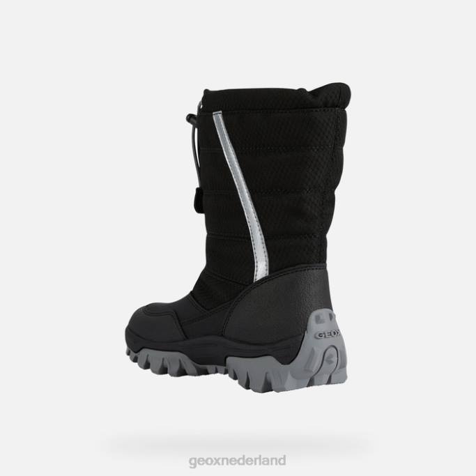 Geox Himalaya abx junior 282Z1160 zwart zilver