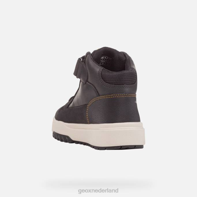 Geox bunshee abx jongen 282Z1987 zwart/donkergeel