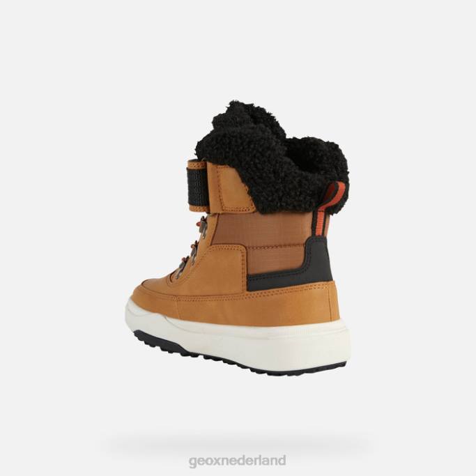 Geox bunshee pg abx junior 282Z1113 donkergeel/zwart