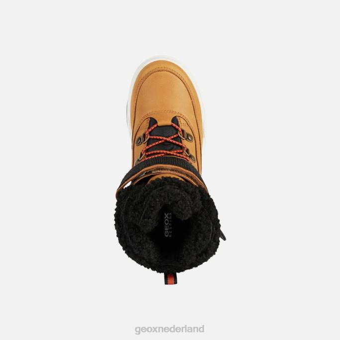 Geox bunshee pg abx junior 282Z1113 donkergeel/zwart