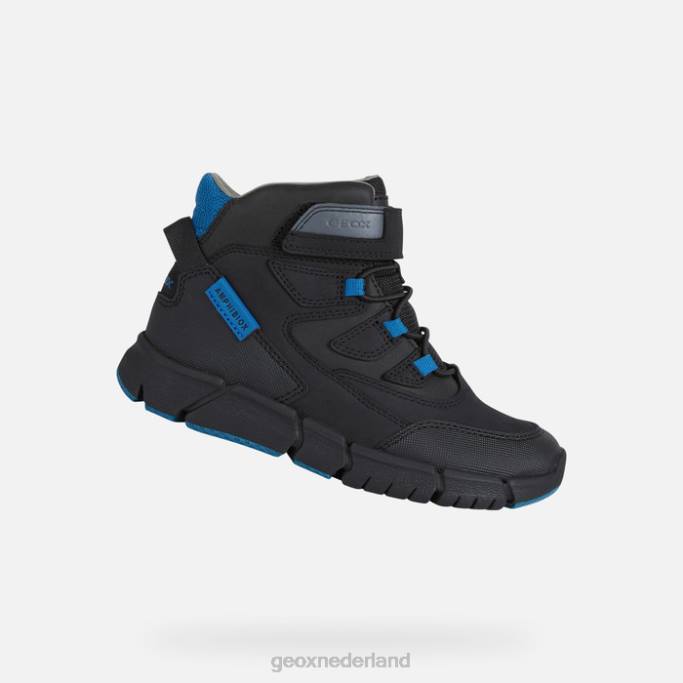 Geox flexyper abx jongen 282Z1993 zwart/petroleum