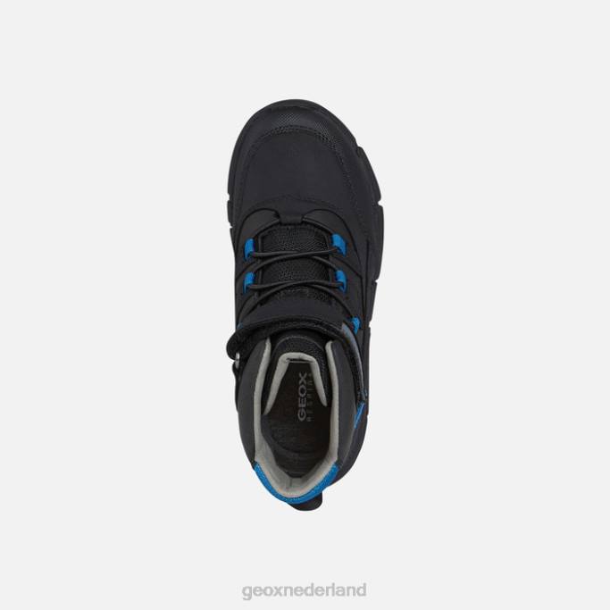 Geox flexyper abx jongen 282Z1993 zwart/petroleum