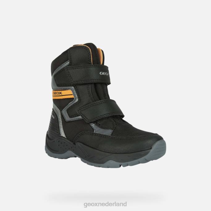 Geox sentiero abx-jongen 282Z1295 zwart geel