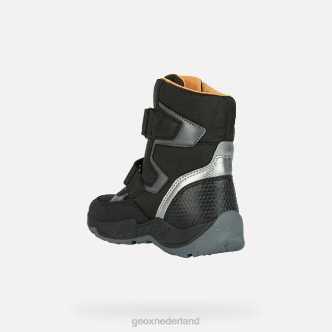 Geox sentiero abx-jongen 282Z1295 zwart geel