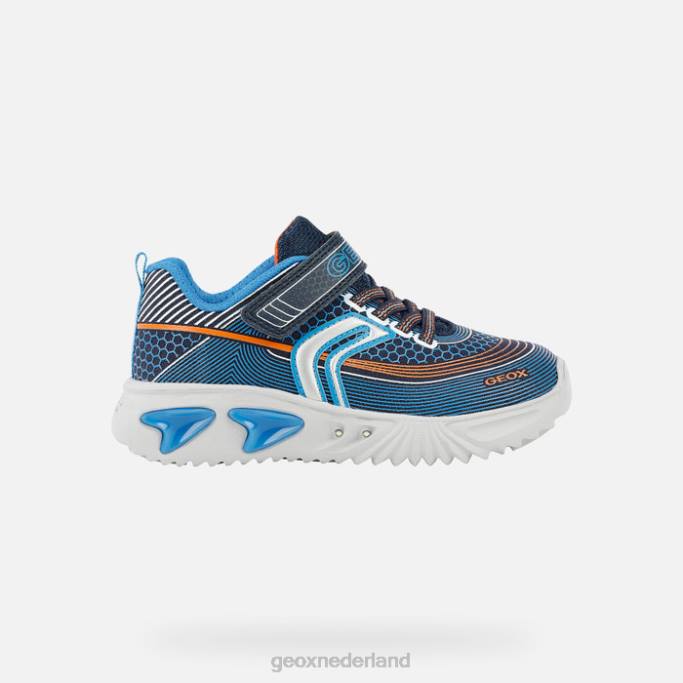 Geox assistent jongen 282Z1404 marine/zilver