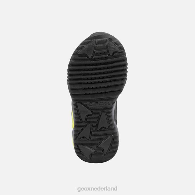 Geox assistent jongen 282Z1405 zwart/limoen