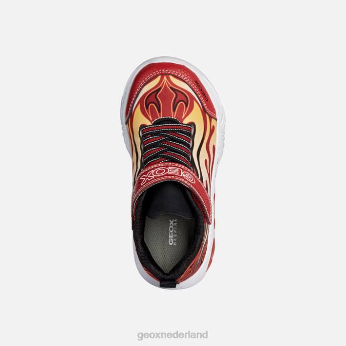 Geox assistent jongen 282Z1943 rood Zwart