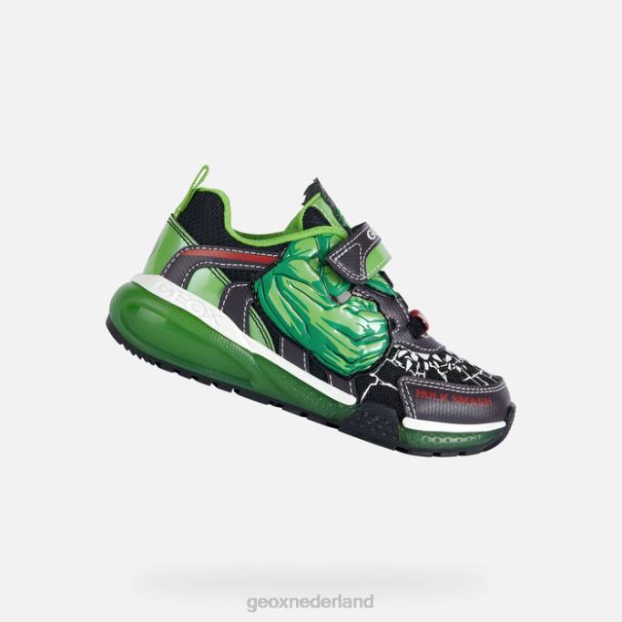 Geox bayonyc junior 282Z1036 zwart groen