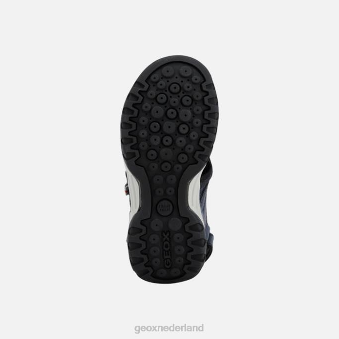 Geox Borealis jongen 282Z1281 marine/rood