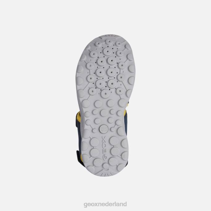 Geox vaniet jongen 282Z1324 marine/geel