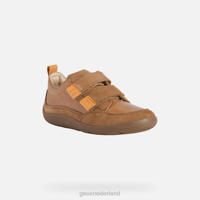 Geox blote jongen 282Z1396 cognac/oranje