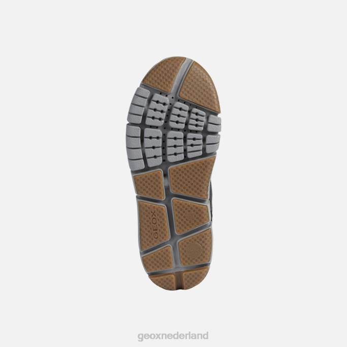 Geox flexyper jongen 282Z1304 zwart/donkergeel