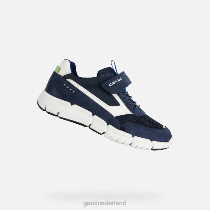 Geox flexyper jongen 282Z1968 marine/wit