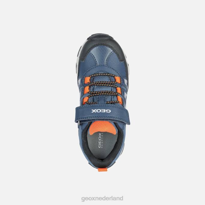 Geox magnetar abx junior 282Z1051 marine/oranje