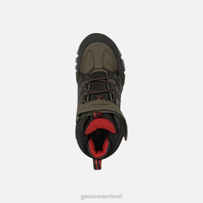 Geox montrack abx jongen 282Z1274 militair/zwart