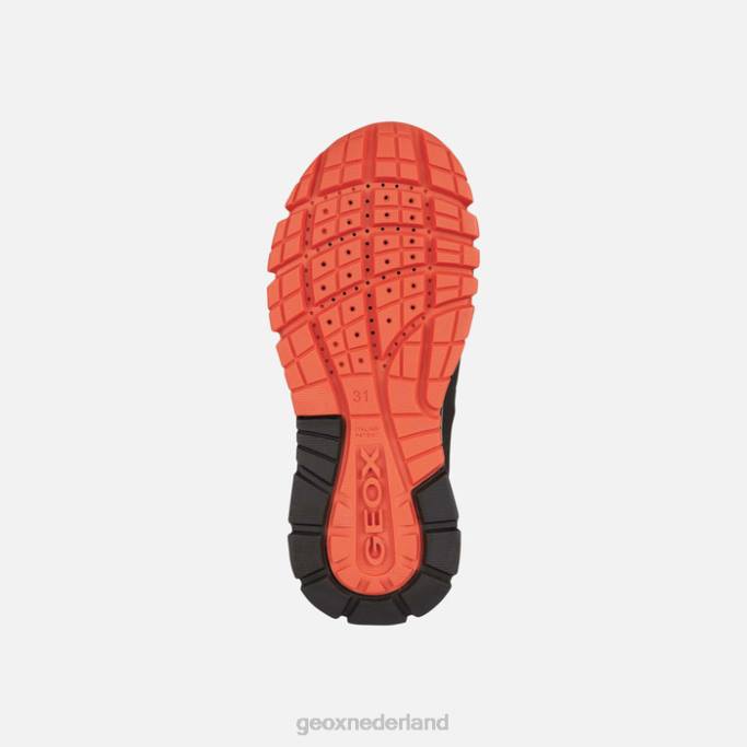 Geox montrack abx jongen 282Z1354 zwart/oranje