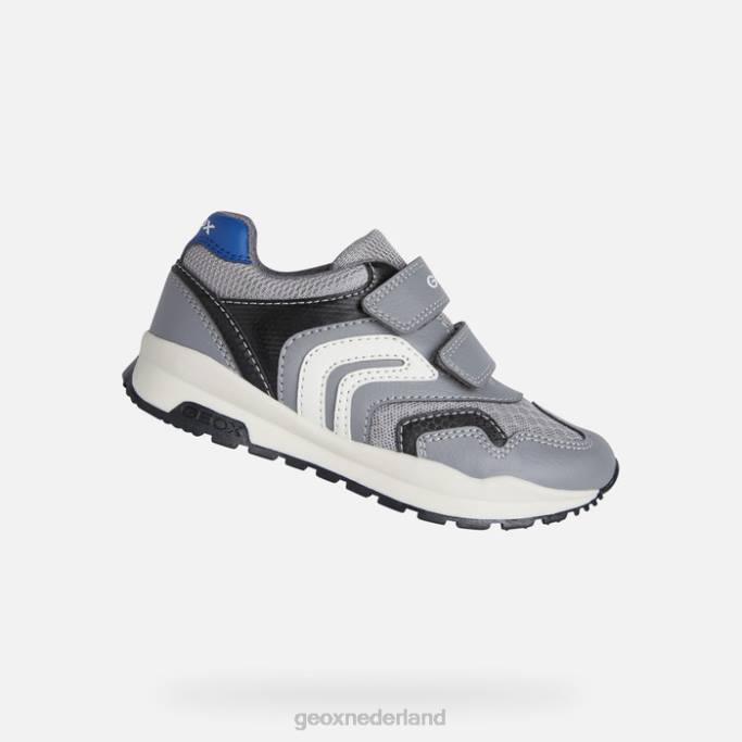 Geox pavel jongen 282Z1371 grijs/koningsblauw