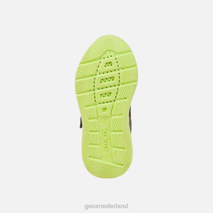 Geox sprintje jongen 282Z1311 donkergrijs/limoen