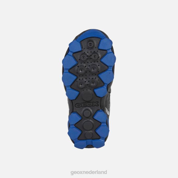 Geox buller junior 282Z1009 zwart rood