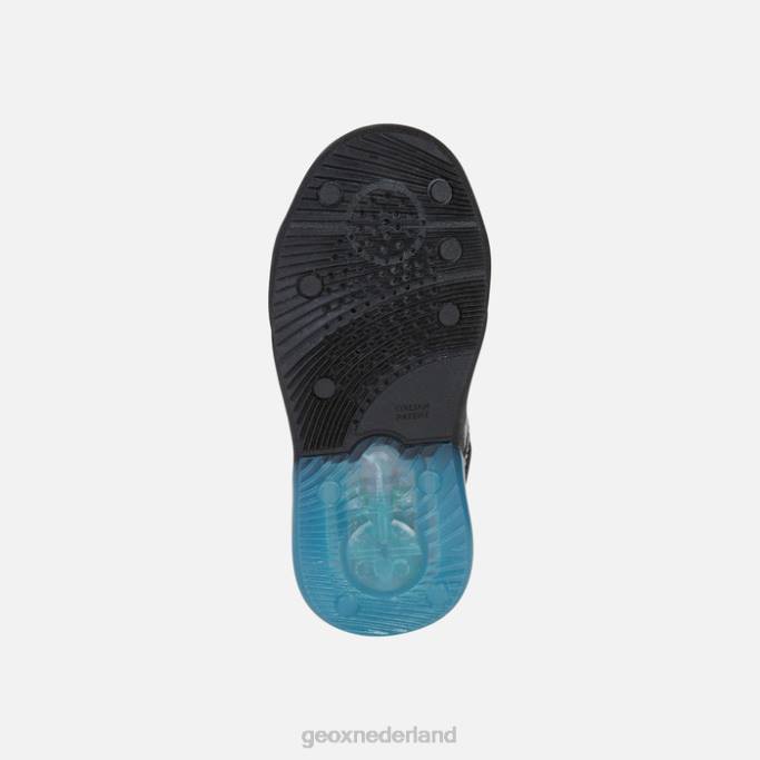 Geox grijsjay junior 282Z1016 zwart rood