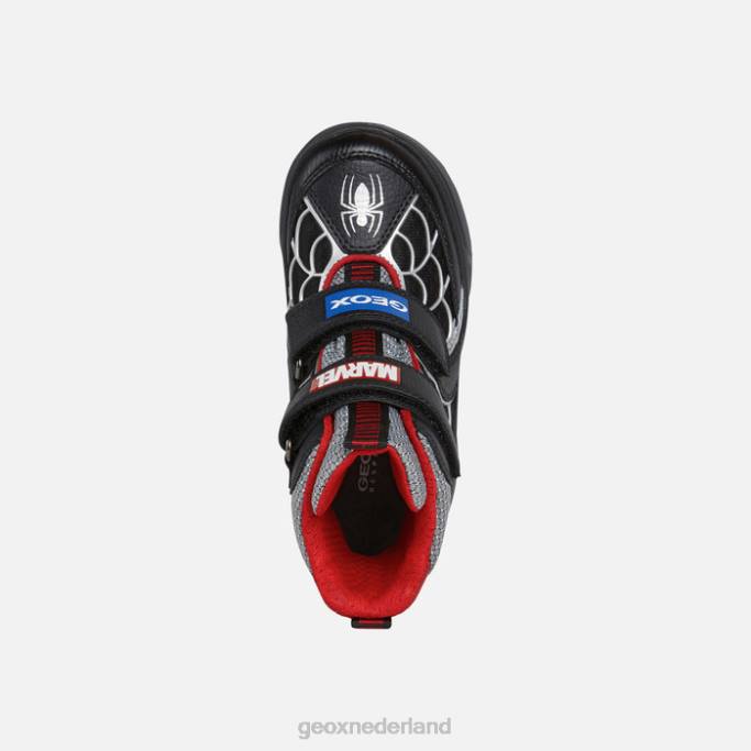 Geox sveggen abx junior 282Z1015 zwart rood