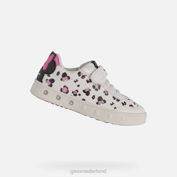 Geox skylin-meisje 282Z1209 wit Zwart