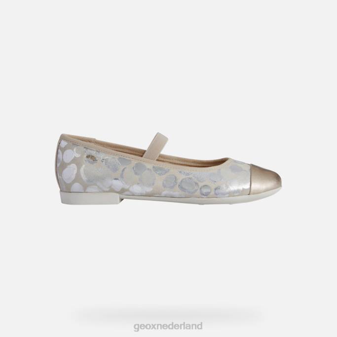 Geox plie meisje 282Z1196 beige/platina
