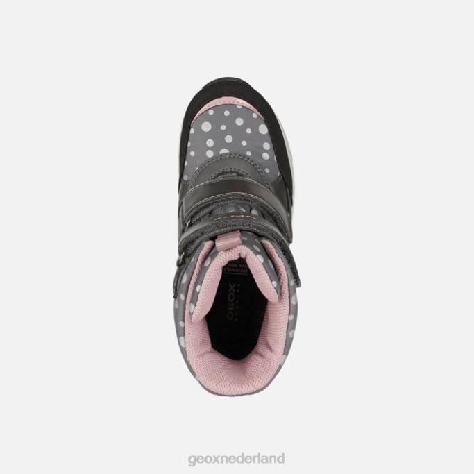 Geox sentiero abx-meisje 282Z1111 donkergrijs/roze