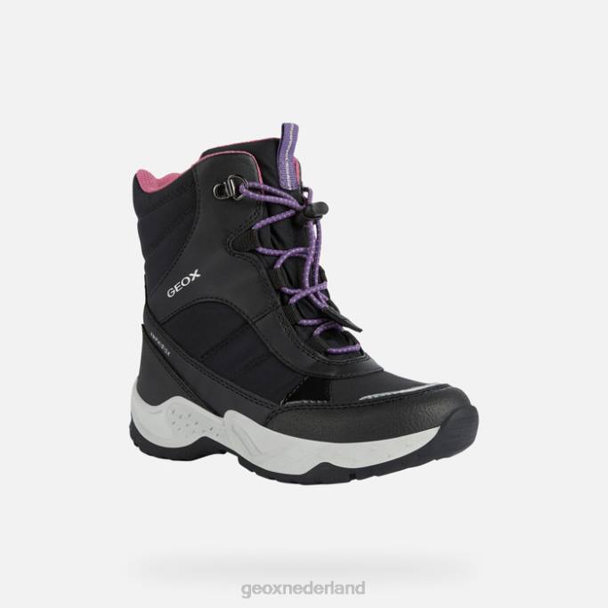 Geox sentiero abx-meisje 282Z7 zwart/fuchsia