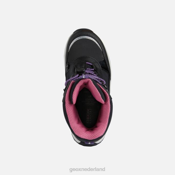 Geox sentiero abx-meisje 282Z7 zwart/fuchsia