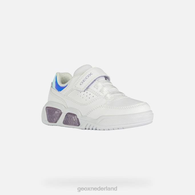 Geox illuminus junior 282Z1910 wit/lila