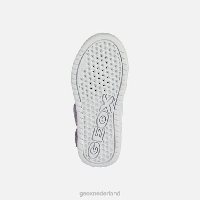 Geox illuminus junior 282Z1910 wit/lila