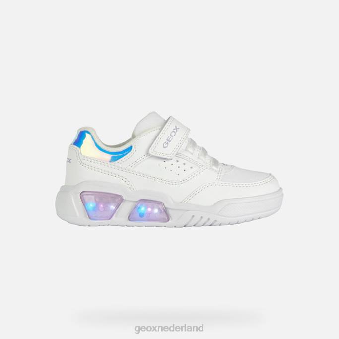 Geox illuminus junior 282Z1910 wit/lila