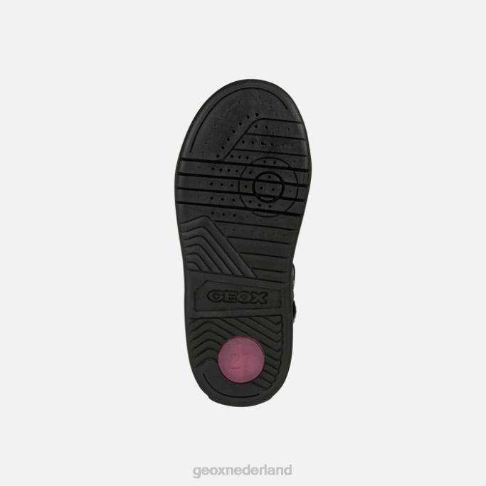 Geox panda meisje 282Z1239 zwart/fuchsia