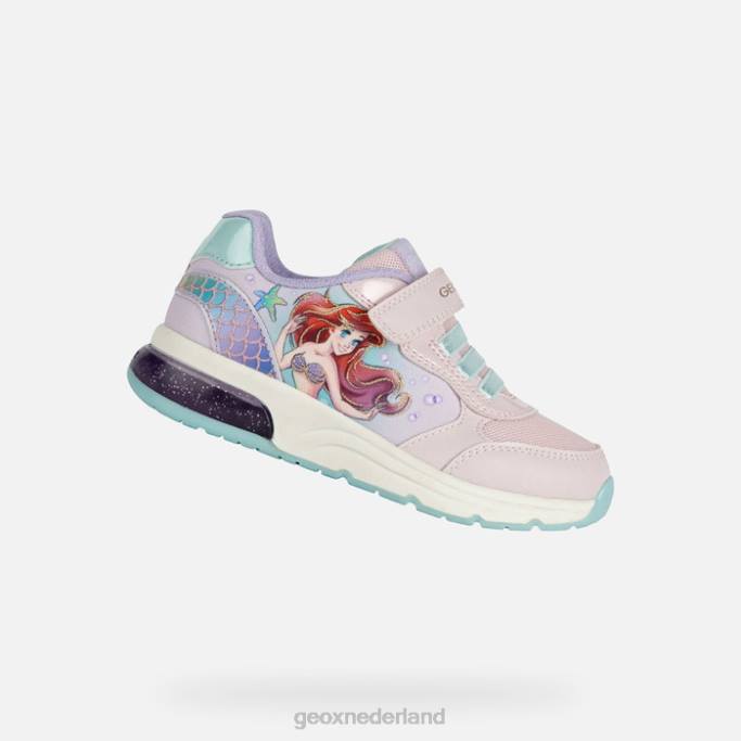 Geox spaceclub-meisje 282Z1115 roze/waterzee