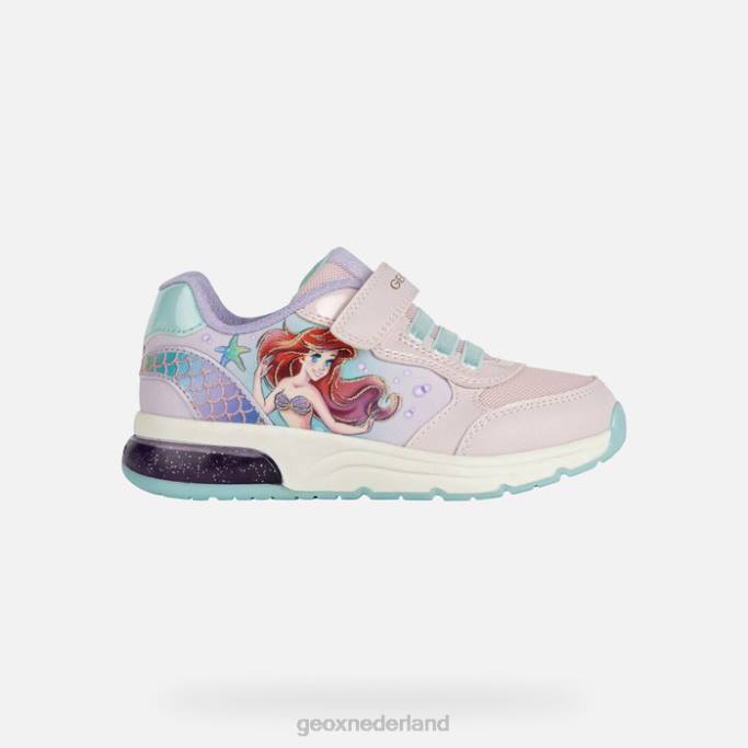 Geox spaceclub-meisje 282Z1115 roze/waterzee