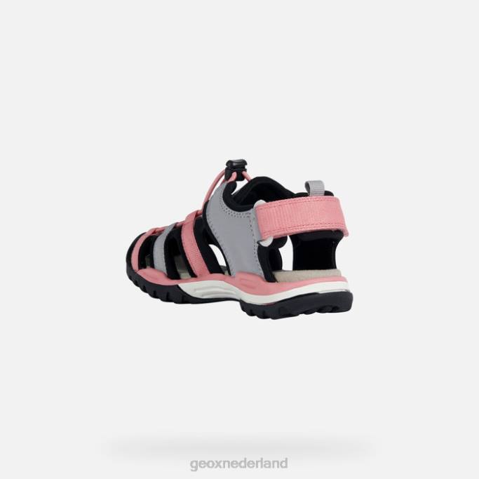 Geox Borealis meisje 282Z1010 grijs zwart