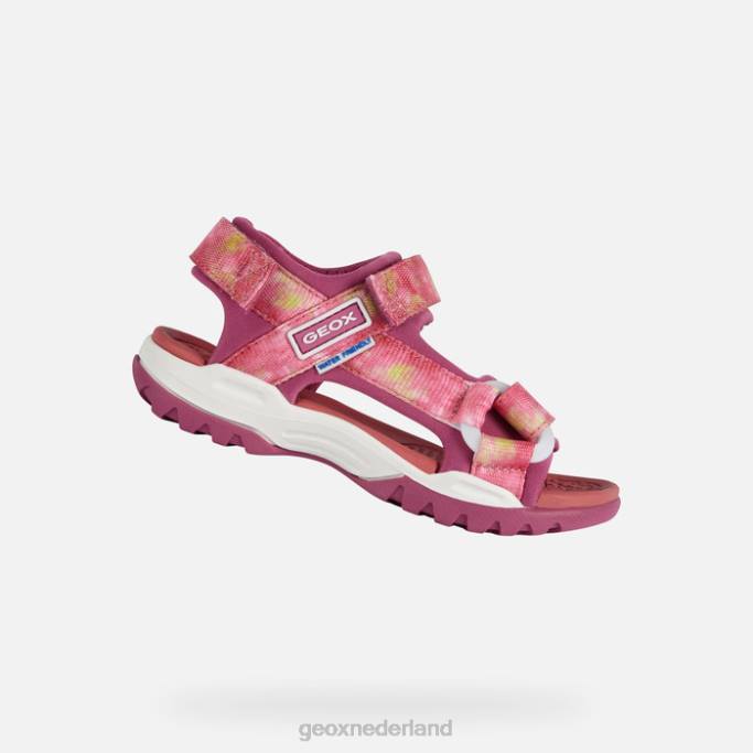 Geox Borealis meisje 282Z1080 cyclaam/licht koraal